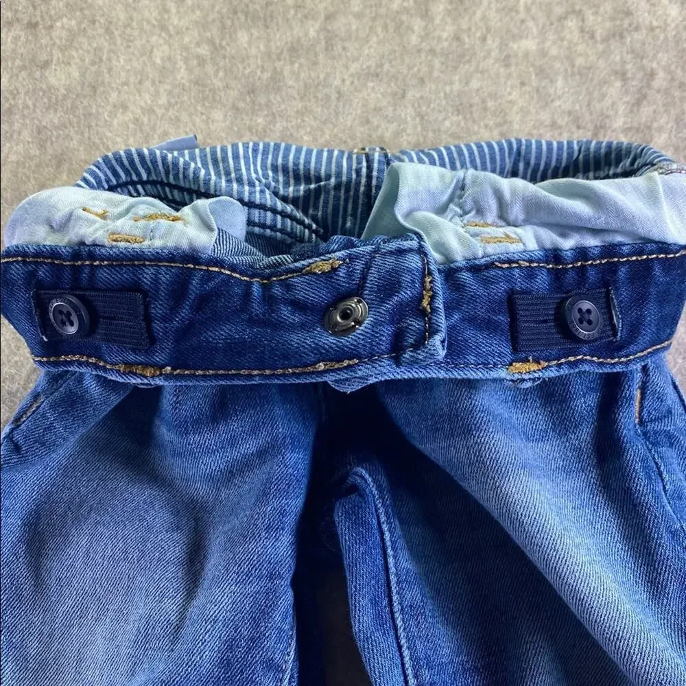 GAP Kids Distressed Skinny Adjustable Waist Blue Jeans Size 2 Years